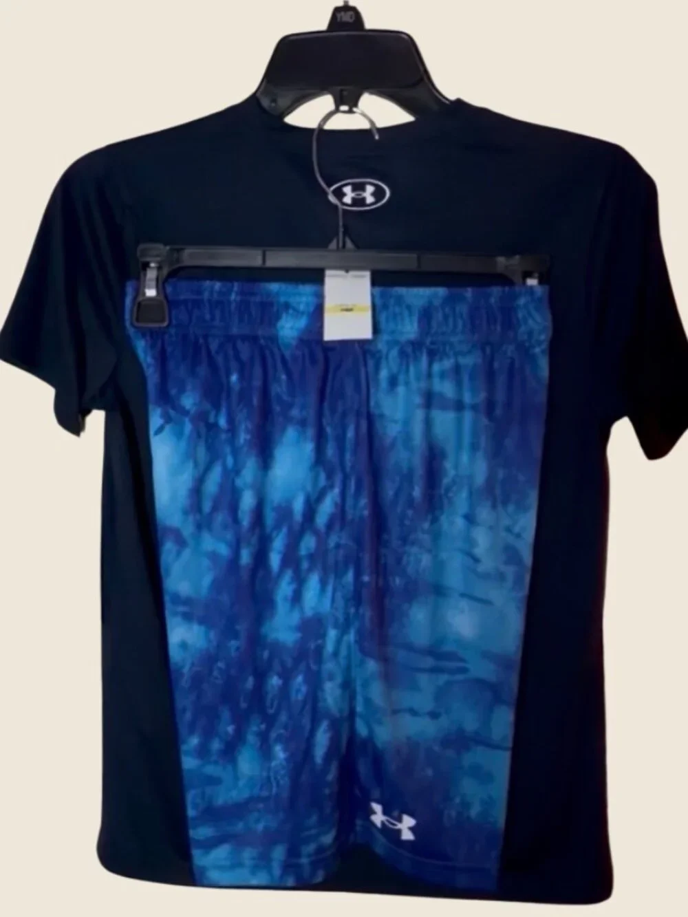NWT Under Armour Youth Medium 2-Piece Tee & Shorts Set